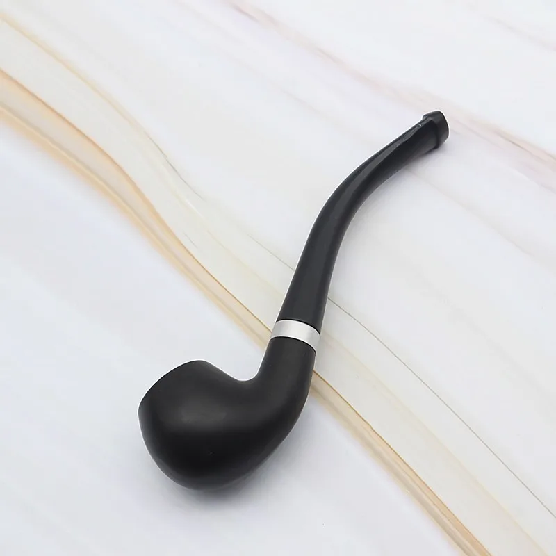 مصغرة المحمولة التدخين الأنابيب السوداء حساسة التدخين التبغ الأنابيب تصفية حامل سيجار صديق الأسرة هدية الرجال اللوازم اللازمة