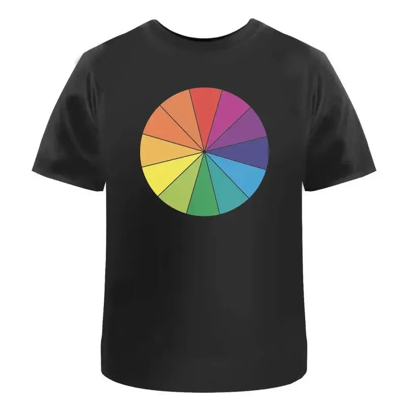Colour Wheel' Cotton T Shirt Ta039630