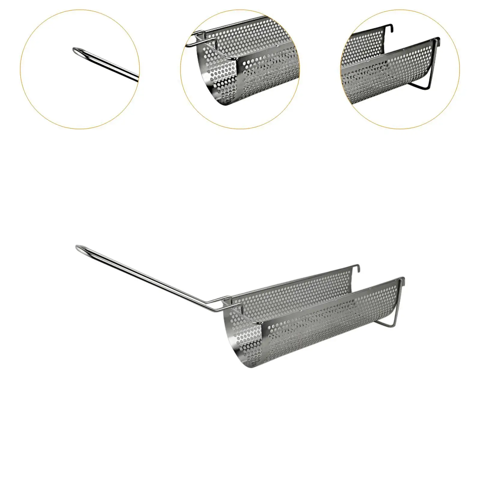 Deep Fryer Practical Frying Serving Basket for Barbecue Onion Rings Home