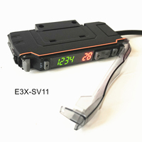 E3X-SV11 NPN PNP Optical Fiber Amplifier Sensor Photoelectric Switch Optic Transparent NO NC Adjustable High Sensitivity