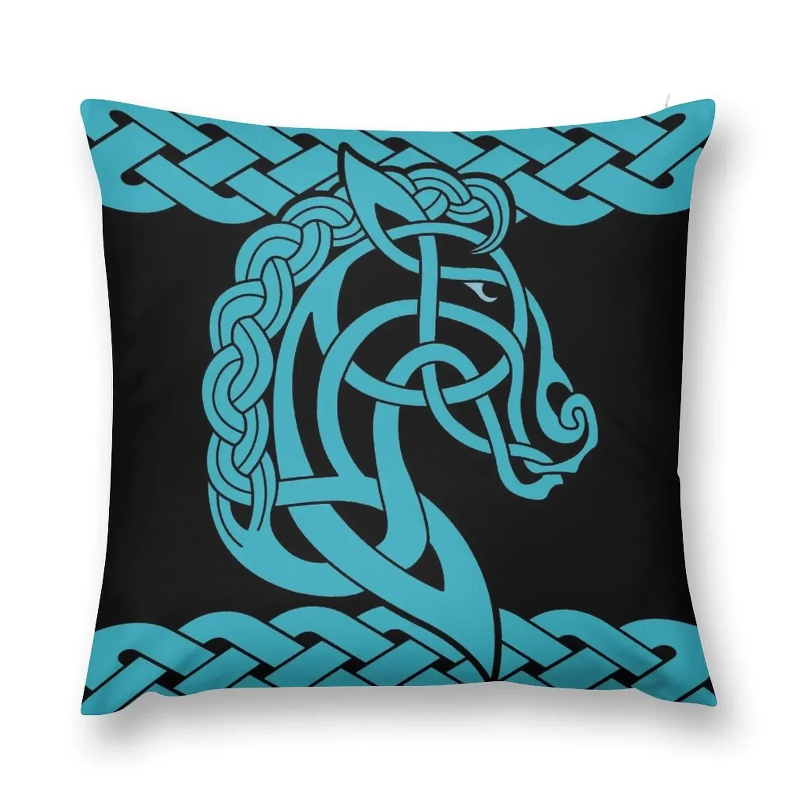 

Celtic Horse_Blue Throw Pillow Christmas Pillow Covers ornamental pillows pillow