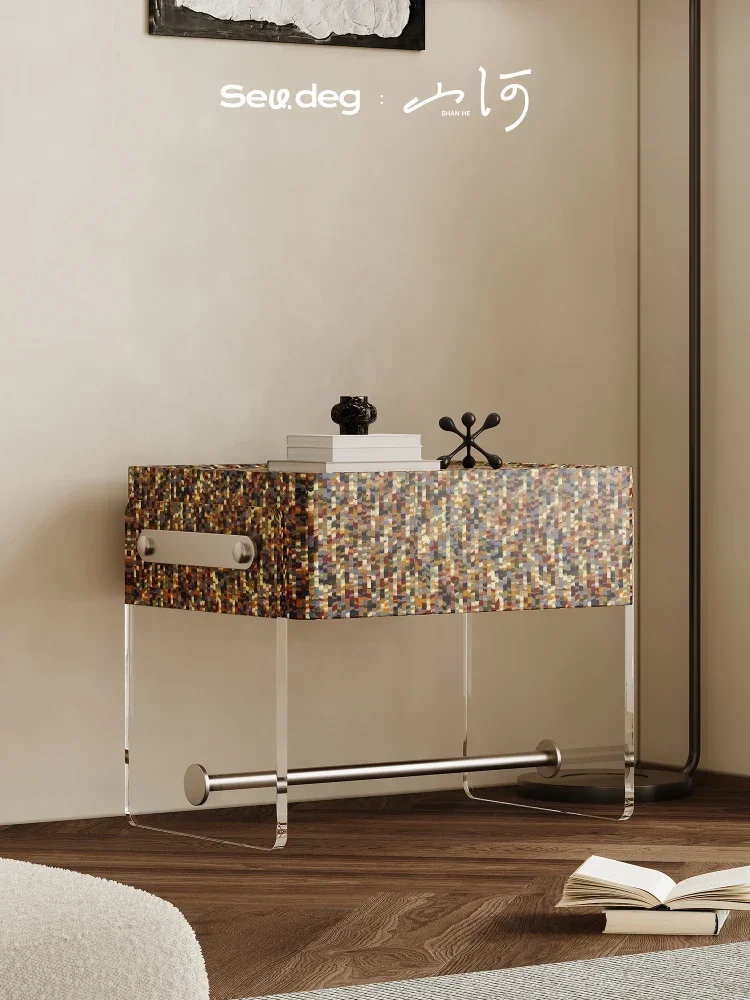 Bedroom Bedside Storage Cabinet, Designer Apartamento Pequeno