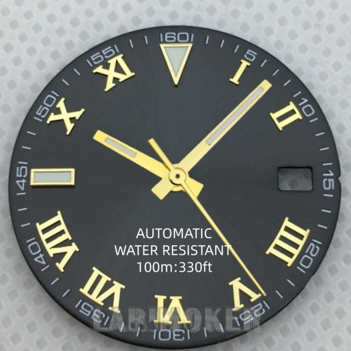 29mm Watch Dial Features Black White Blue Gray Date Display Settings Suitable For NH35 NH36 Automatic Movement Watch Accessories