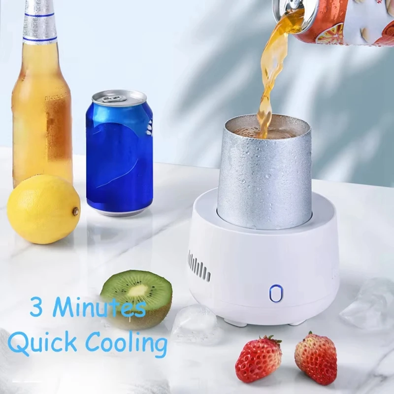 

Автомобильный мини-холодильник, портативный автомобильный домашний холодильник двойного назначения, маленькая холодильная чашка 12 В 24 В-ABFB