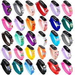 Wasserdichte Kinder Smart Watch Cartoon Puppe Kinder führte digitale Elektronik Armbanduhren Kind im Alter von 2-15 Geburtstags geschenk Armband
