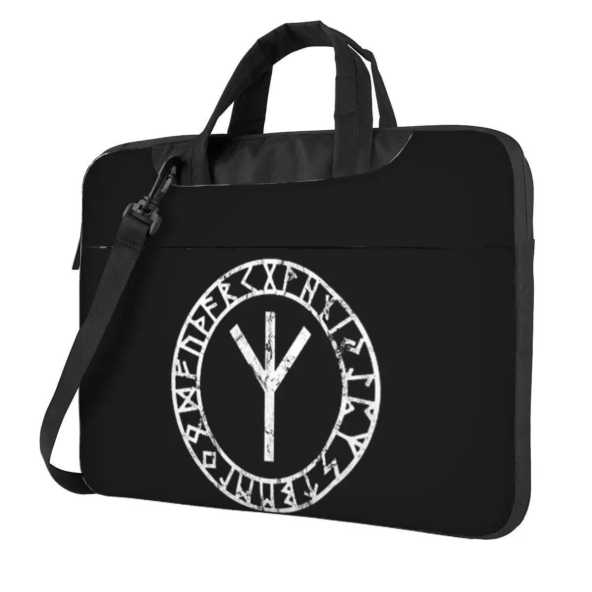 

Альгиз Руны Амулет Скандинавский Одина Тор Викинг Ягазизм Сумка для ноутбука через плечо Чехол для компьютера 13, 14, 15,6-дюймовый чехол для ноутбука