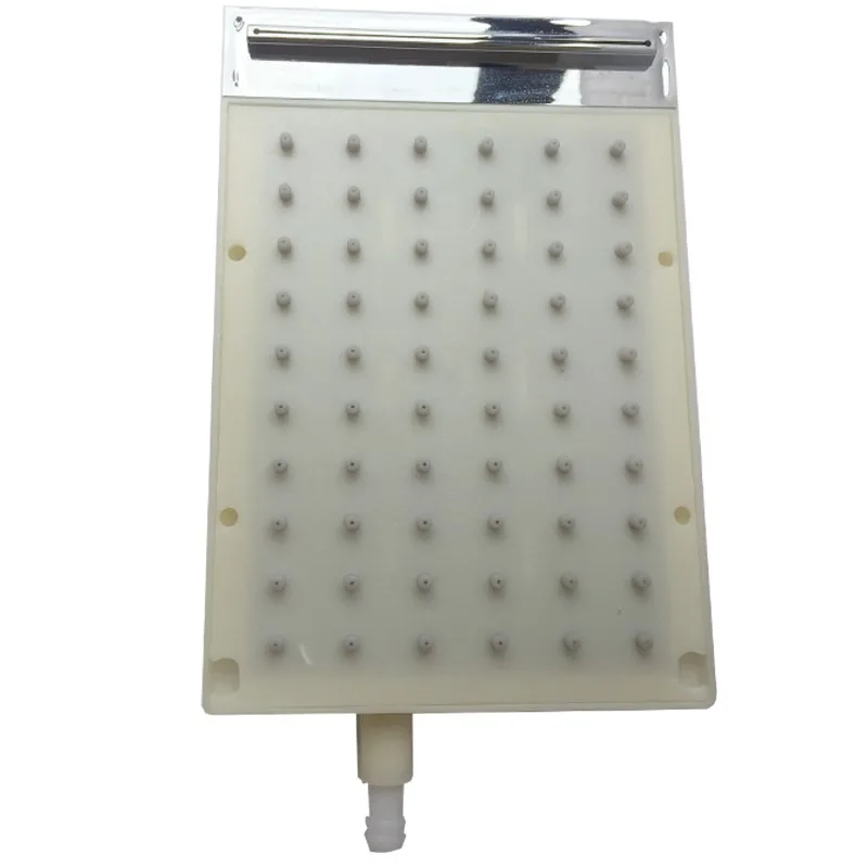 

ABS 138x212mm Rectangular Shower Head 6x10 Hole Top Spray Waterfall Accessories