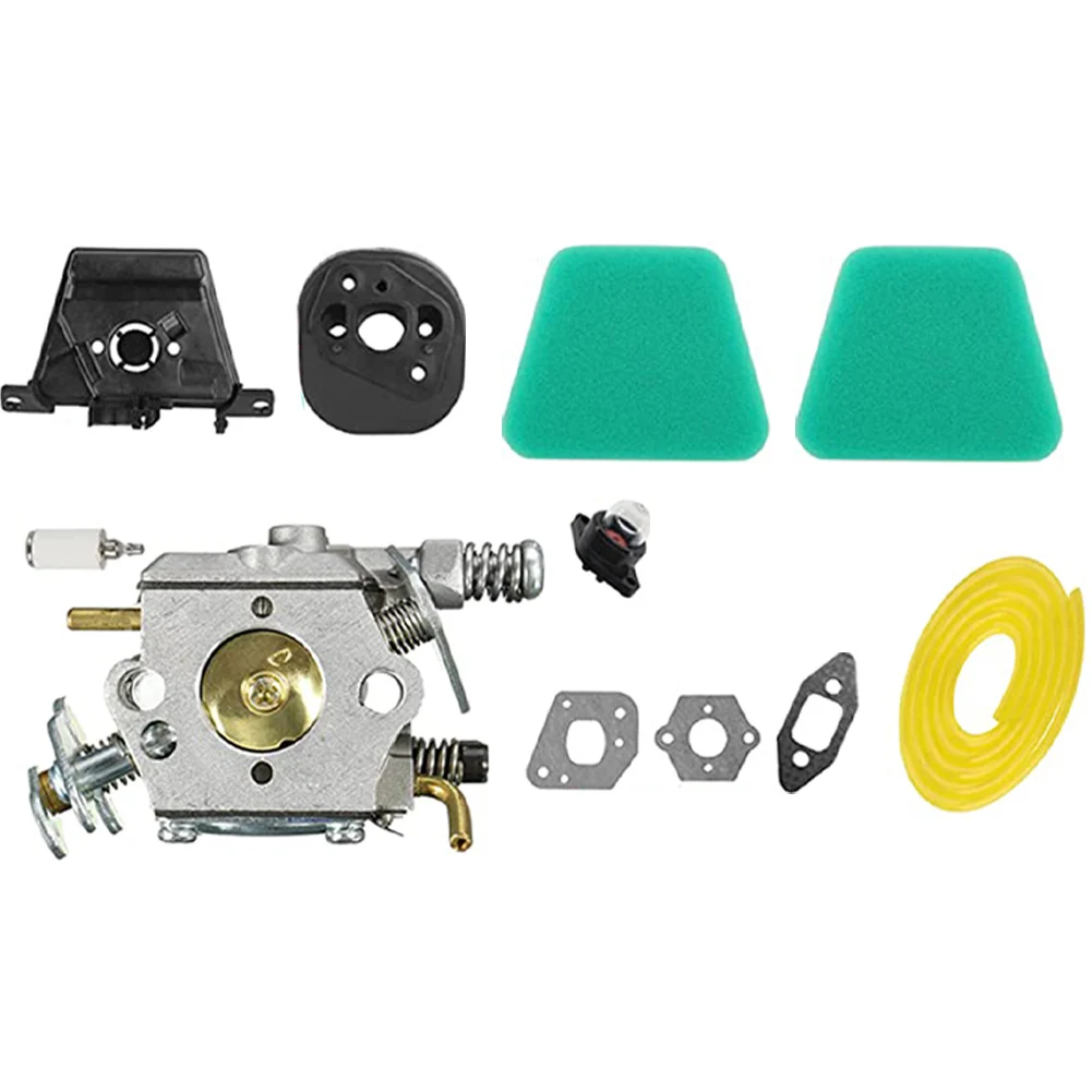 Carburetor Air Filter Parts Kit For Partner 351 352 370 371 390 391 401 420 Chainsaw For-McCulloch For Mac Cat Garden Tools Kit