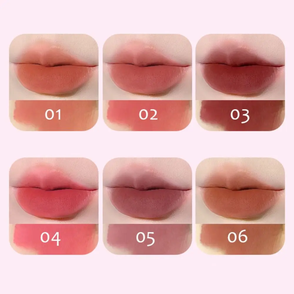 Sweet Blush Dog Matte Lipstick Make Up Beauty Velvet Lip Glaze Long-lasting Korean Style Lip Paste Girls