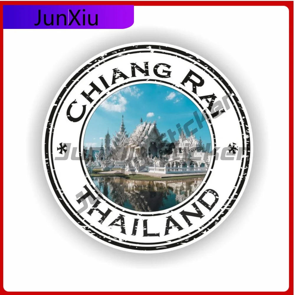 

Chiang Rai Таиланд печать наклейка круглый флаг персонализированная виниловая наклейка водостойкий декор для внедорожника кузов мотокросс бампер