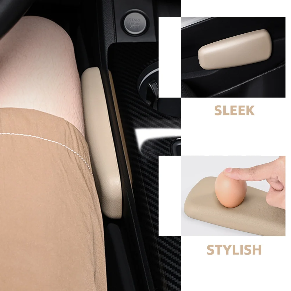 

Car Knee Pad Soft Comfortable Protective Cushion Easy Install Multifunctional Car Armrest Elbow Support Automotive Interior