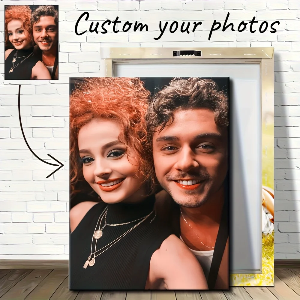 Custom Canvas Wall Art Framed , Printing of Your Favorite Photos, Personalized Photos, Art Photos, Family Photos, Friends Photos