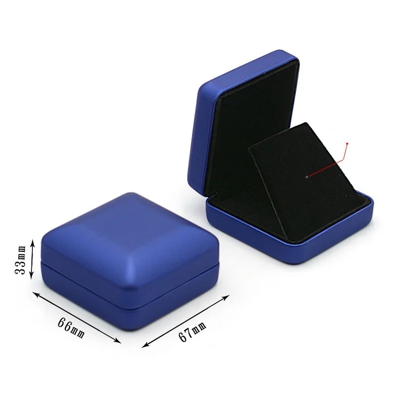 Luxury Leather Badge Box Pin Display Box Commemorative Coin Gift Box Medal Collection Storage Holder Jewelry Packaging Organizer
