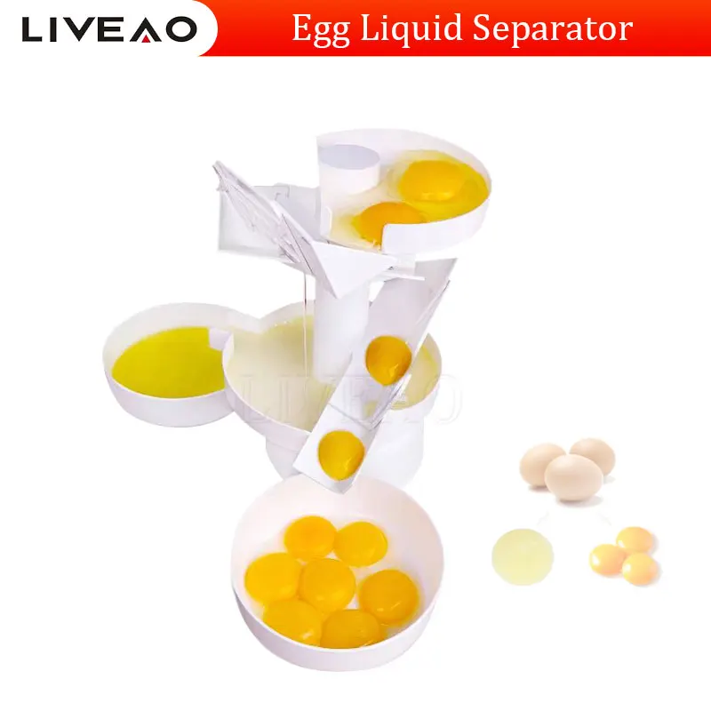 Commercial Small Manual Egg White And Yolk Separator Liquid Separation Machine For Duck Hen Eggs