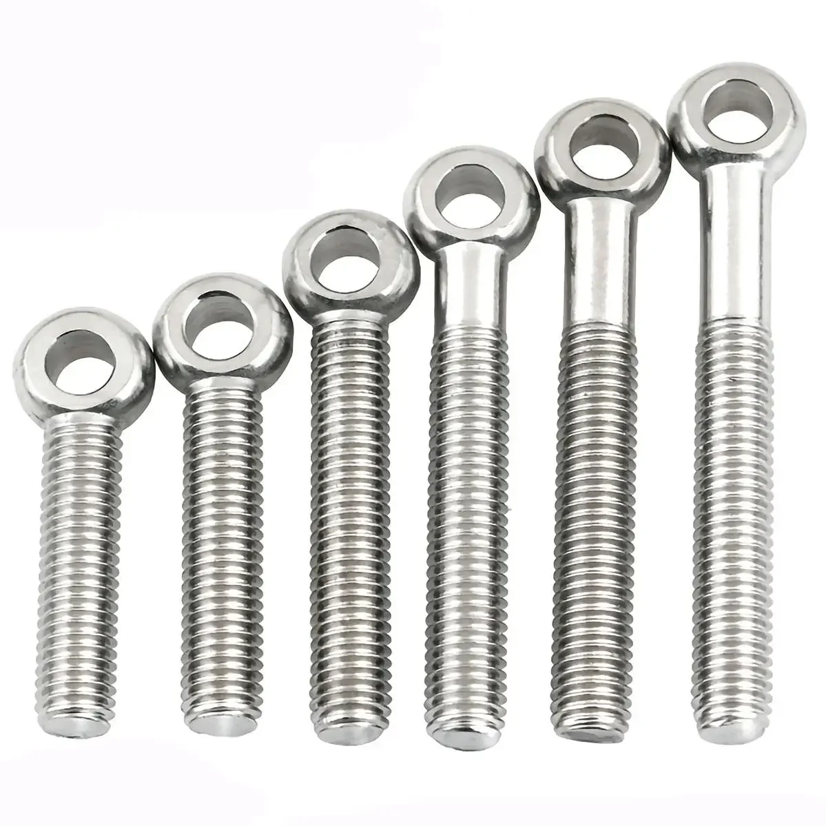 Anti-corrosion M5 M6 M8 304 Stainless Steel Ring Link Bolt Fisheye Eye Slip Hole Screw