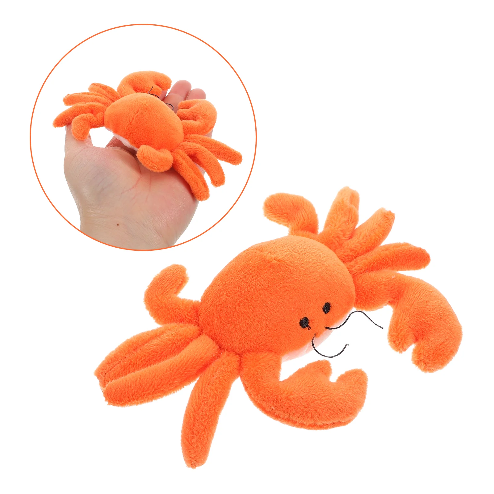 Plush Crab Fridge Decor Decorate Animal Refrigerator Magnet Accessories Cartoon Metal Door Magnets Decoration Office