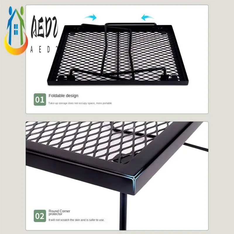 

AED2-1 шт., портативный складной сетчатый стол для улицы, водонепроницаемый стол для барбекю для туристического тура