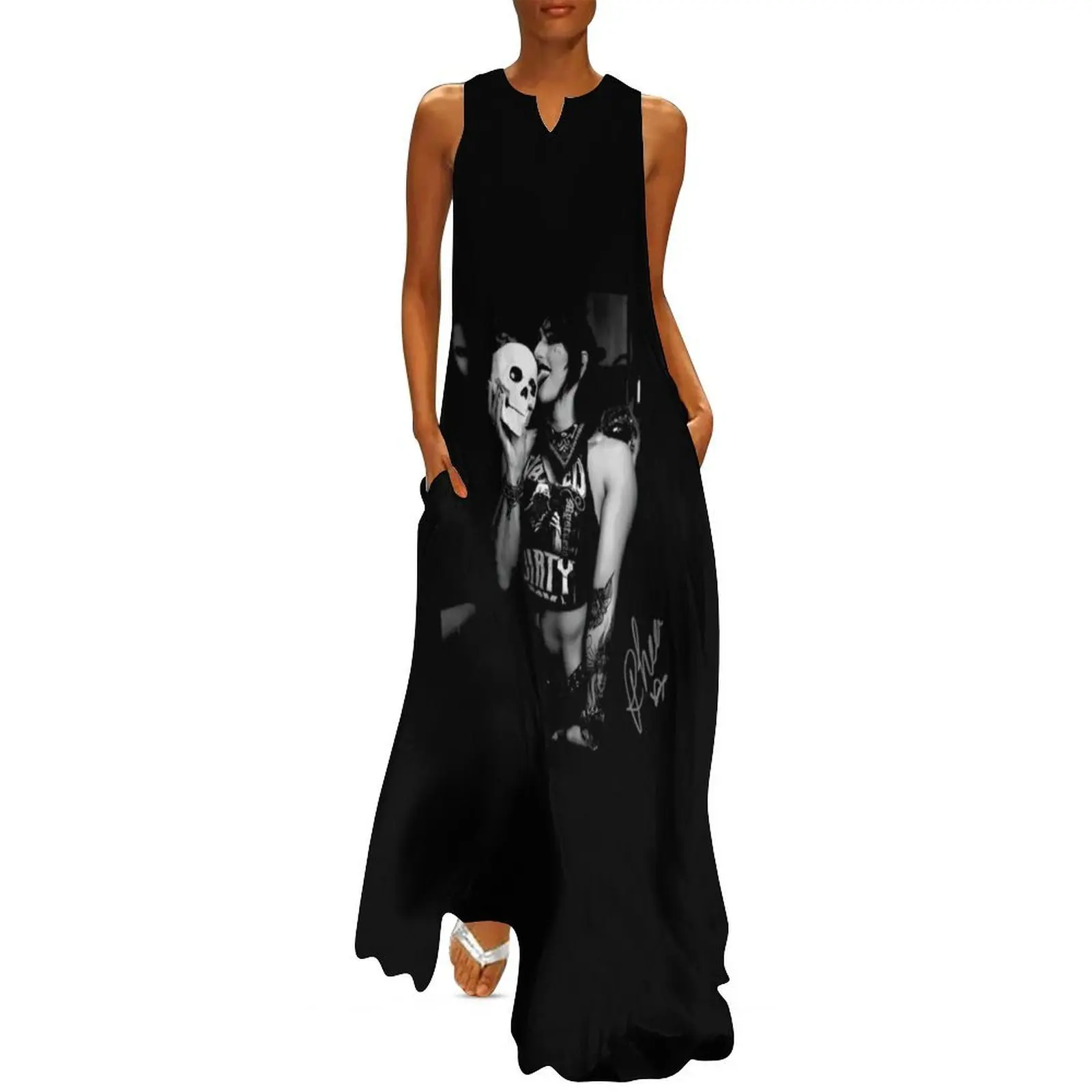 

Rhea Ripley Skull wrestling Long Dress birthday dresses for women ceremony dresses elegant women's dresses sale women