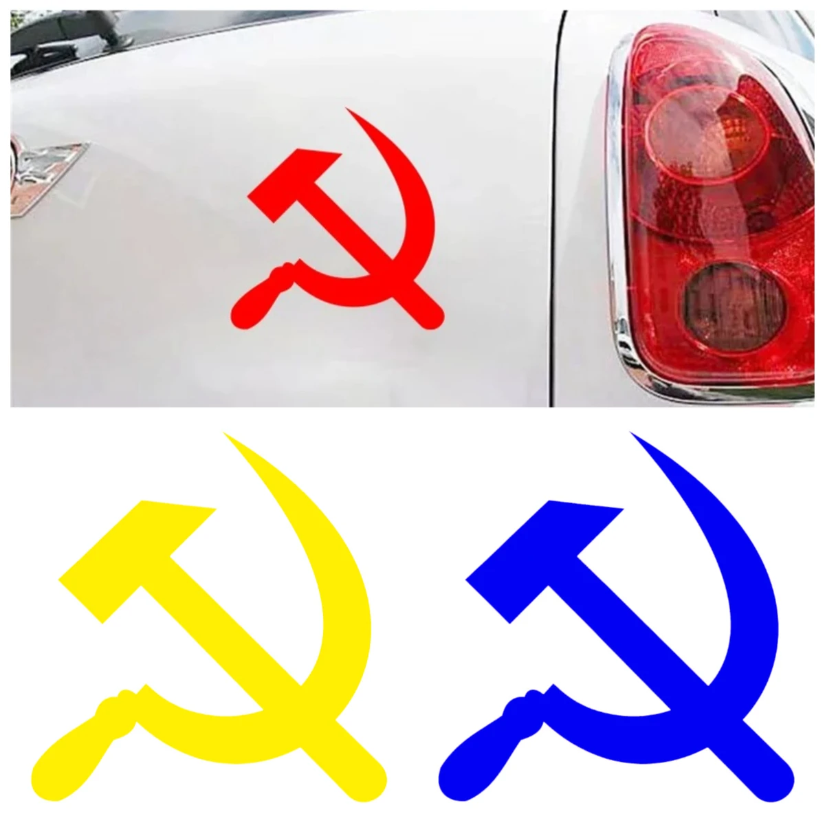 

Hammer and Sickle USSR Car Sticker Decal for Auto Car Stickers Styling Car Decoration