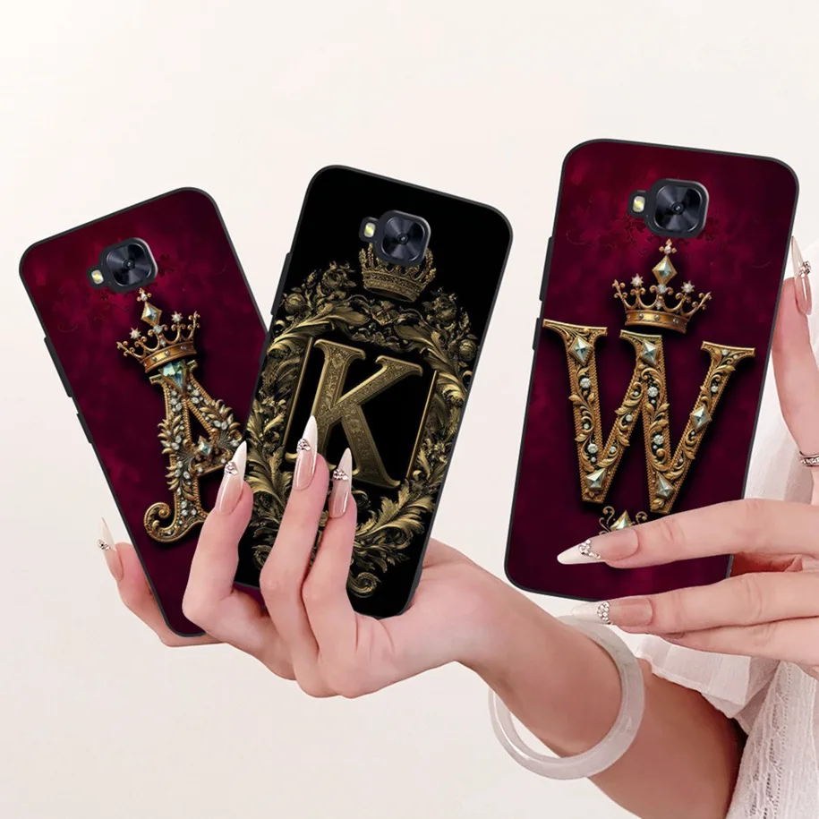 Чехол для Asus ZenFone 4 Selfie Pro ZD552KL ZD553KL, модный чехол с буквами, мягкий силиконовый чехол для пары, чехол для телефона Asus Z01MD X00LD