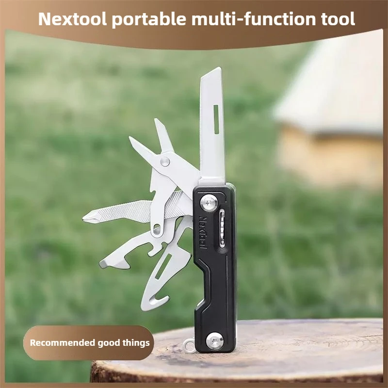 Nextool 10 In 1 Multifunction Unpack Knife Scissor Screwdriver Folding Fruit Camp EDC Tool Outdoor Survive Clip Sharp Cutter