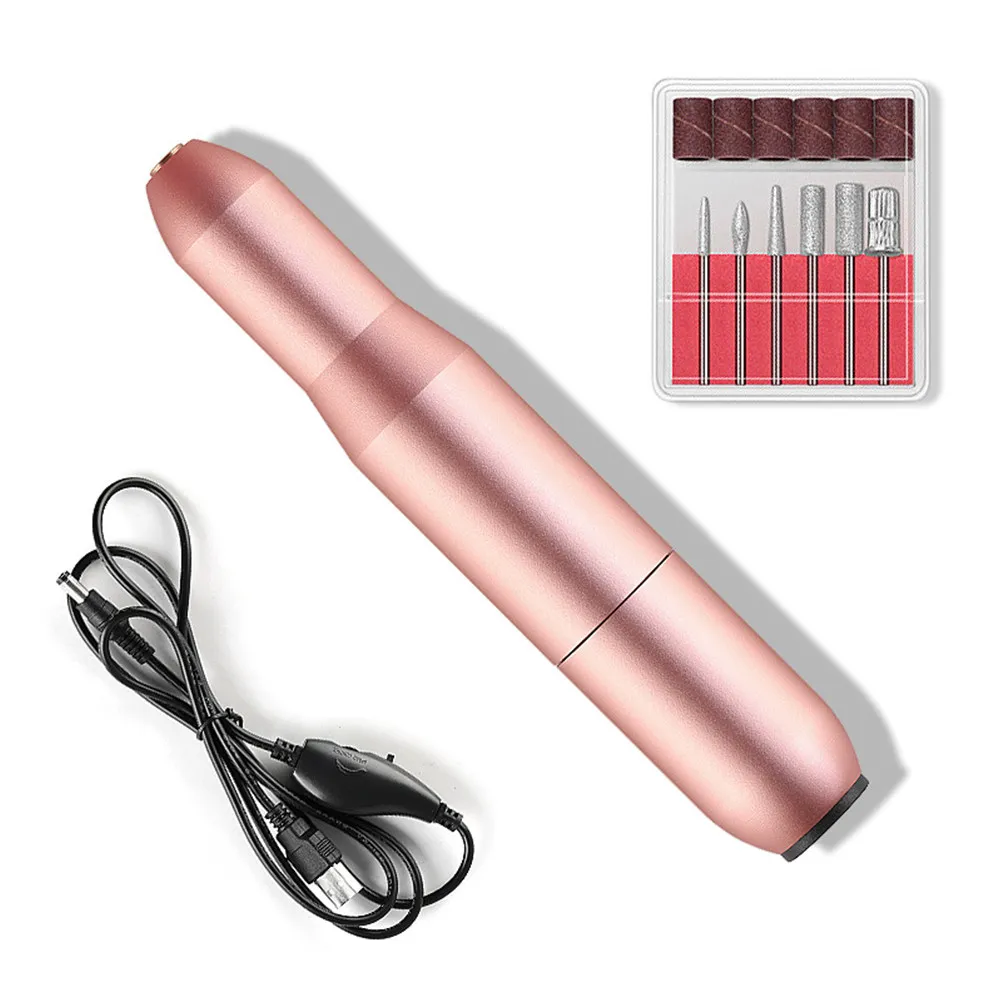 

Electric Nail Grinder USB Portable Pen Type Tool for Nail Polishing Grinding Care Lightweight Ideal Gift for Women