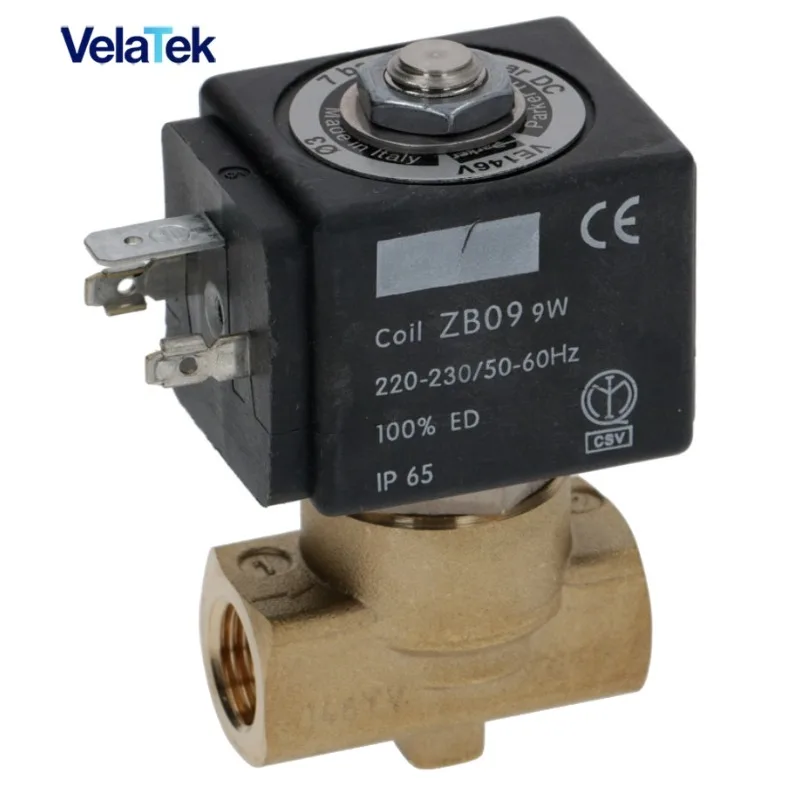 تم التكيف مع صمام الملف اللولبي 2 طرق 230VAC VE-146 ZB09 FAEMA VE146NV ماكينة القهوة