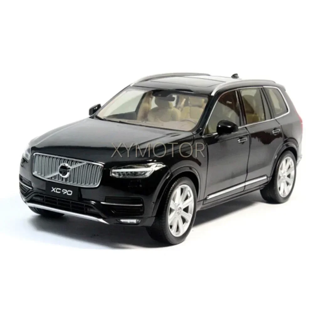 1/18 für volvo xc90 suv druckguss modell auto schwarz/champagner spielzeug kinder geschenks ammlung ornament display metall, kunststoff, gummi