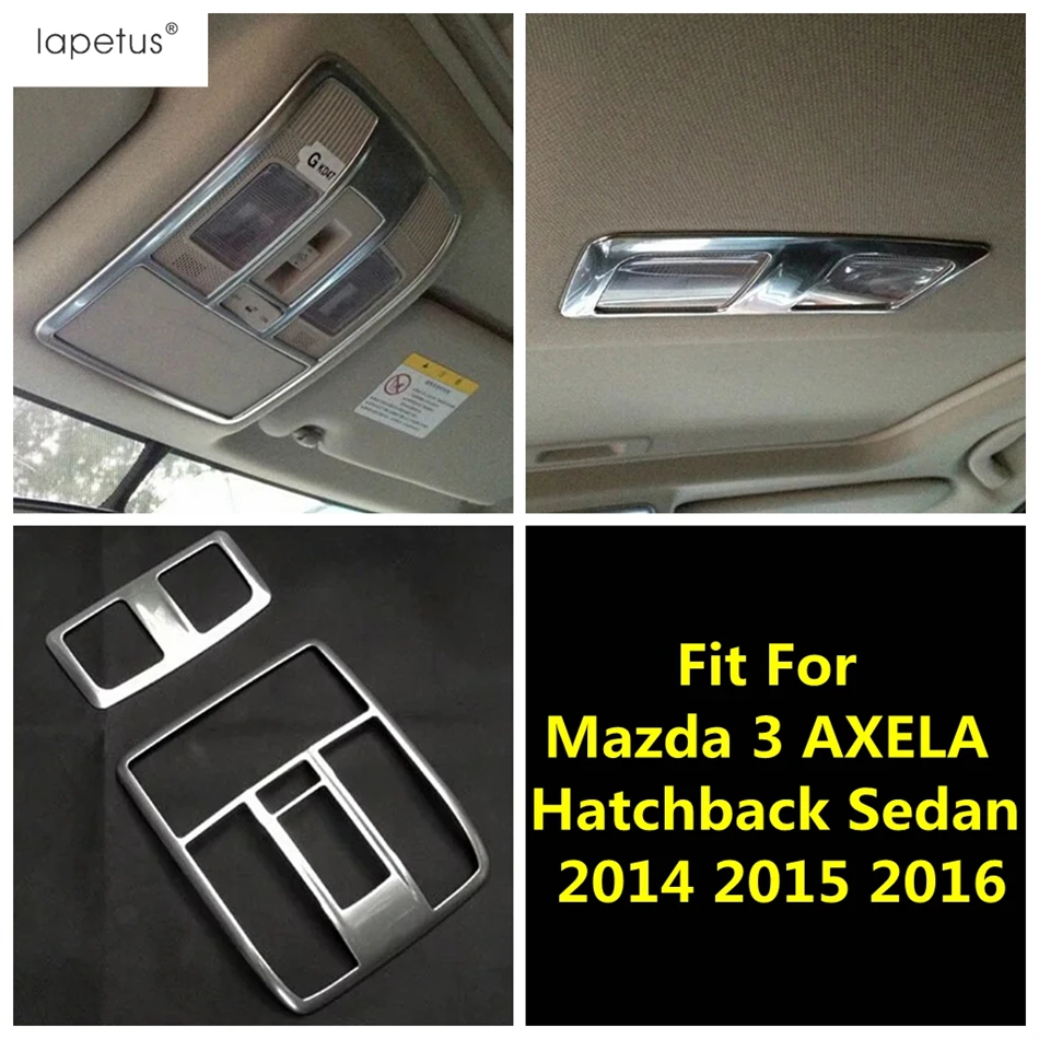 

Roof Upper Reading Light Lamp Frame Decoration Cover Trim For Mazda 3 AXELA Hatchback Sedan 2014 2015 2016 Accessories Interior