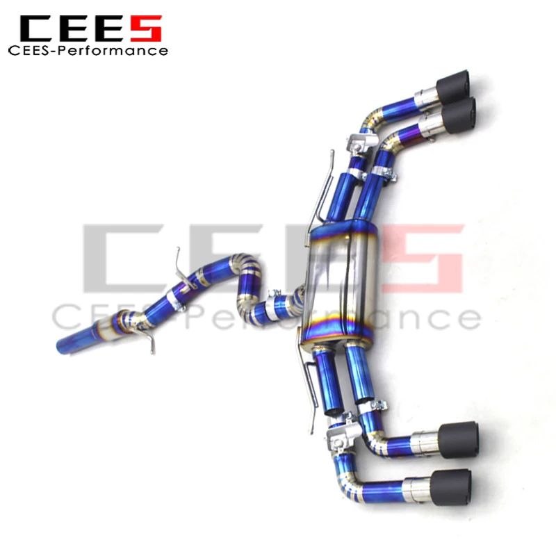 

cees Tuning Catback Exhaust Pipes for VW GOLF R/MK8/8R 2.0T (2020-2024) Racing Muffler Valve Escape Car Exhaust System