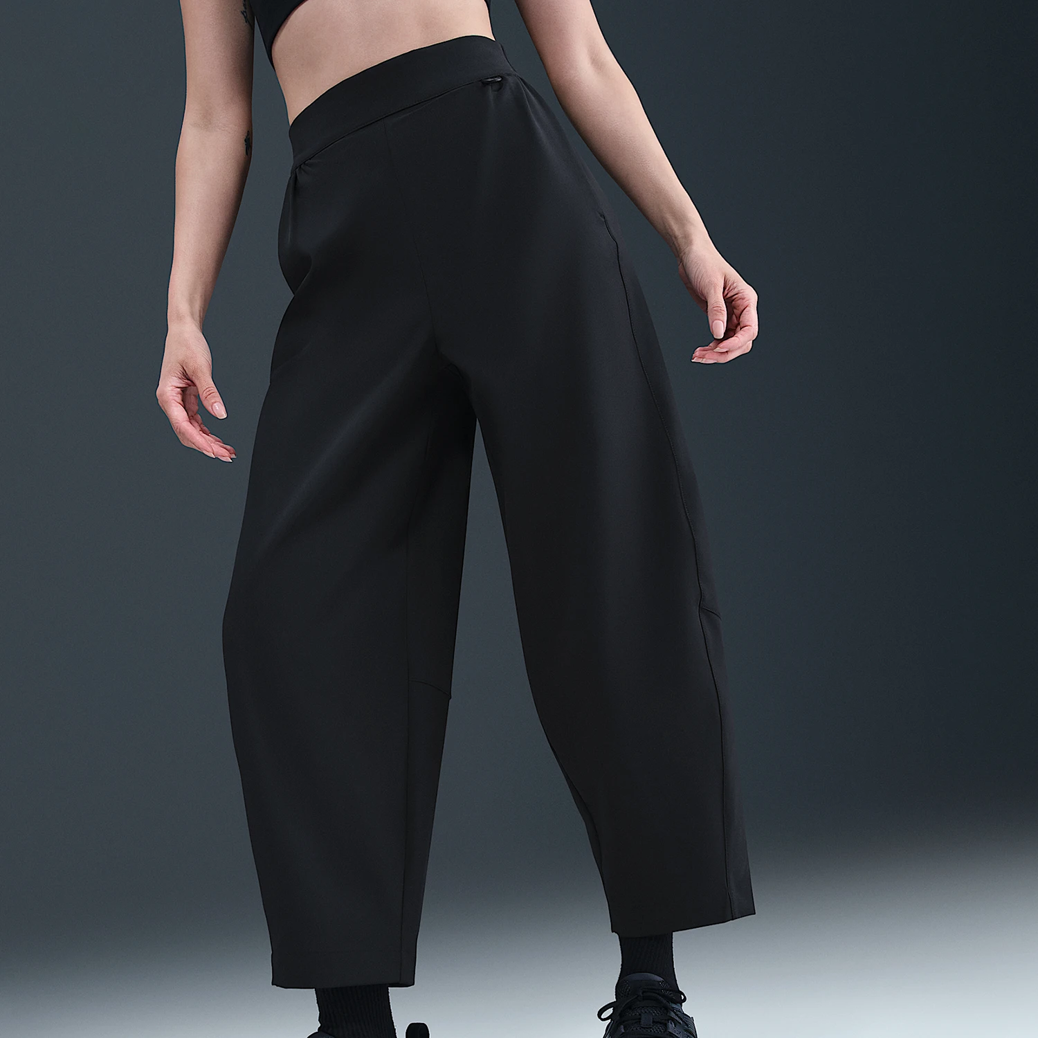 Nike genuine summer women's lightweight, breathable high waisted sports cropped pants HQ0231-010