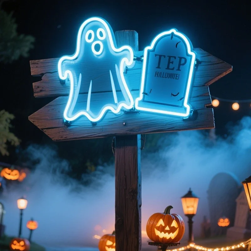 Cross Border Direct Sales of Neon Lights, Halloween, Christmas, Pumpkin, Carriage, Light Signs, Merry Christmas, Happy Birthday