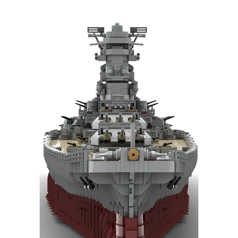 ミリタリーモデル Moc ビルディングブロック日本海軍大和 1:200 宇宙船モデル技術レンガ DIY アセンブリ建設おもちゃギフト