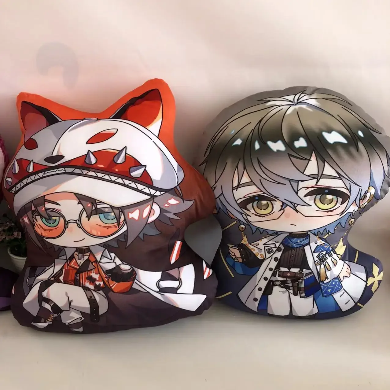 10/45cm Luxiem Anime Plush Doll Vox Ike Luca Mysta Shu Soft Plush Filled Pillows Sofa Decoration Peripheral Product Gift for Kid