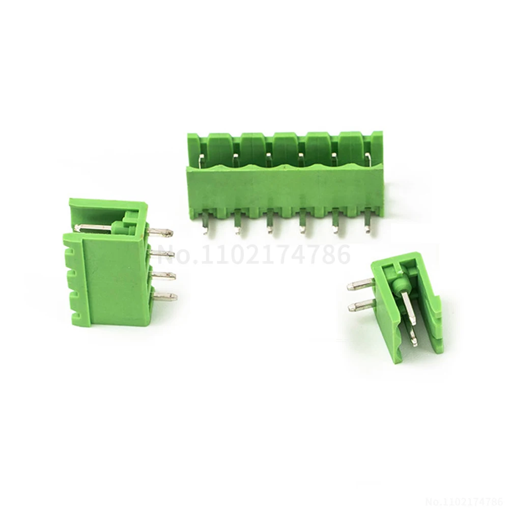 (10 pcs) 2EDGR 2EDGV - 5.08mm solder-tab open-type straight-pin and bent-pin socket terminal block KF 15EDGV/R 5.08