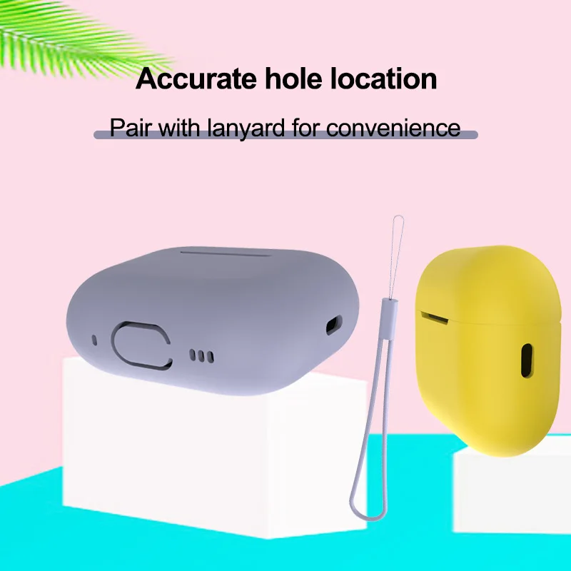 Case For Apple Airpods Pro 2 Generation Soft Silicone Skin Earphone Cover For Airpods Pro 2 3 Gen Air Pod pro2 Case with Lanyard