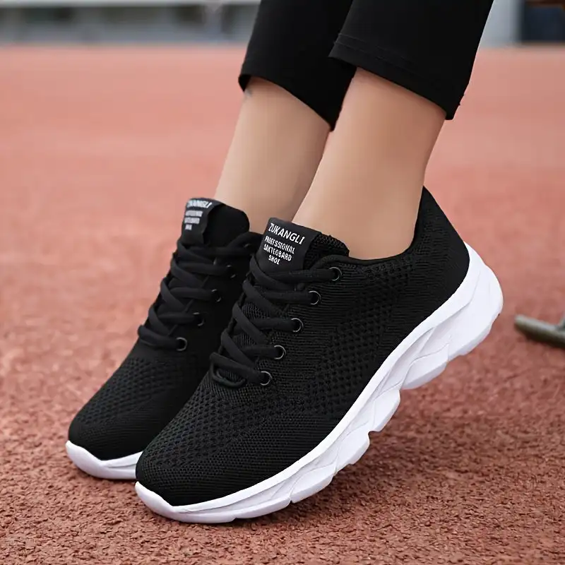 

Women's Lace-up Casual Sports Shoes, Breathable Lightweight Running Shoes, Travel Shoes