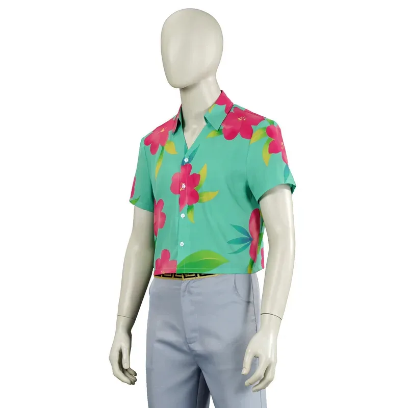 2025 이이 판타지아 데몬 헌터 오브 케이팝 에이비 코스프레 티셔츠 바지 모자 가발 사자 소년 롤플레이 의상 할로윈 카니발