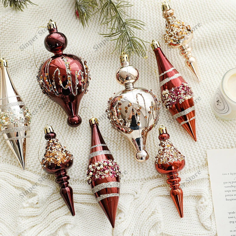 

Christmas Ball Ornaments Set Assorted Red and Gold Christmas Ornaments for Xmas Tree Shatterproof Plastic Baubles Hanging