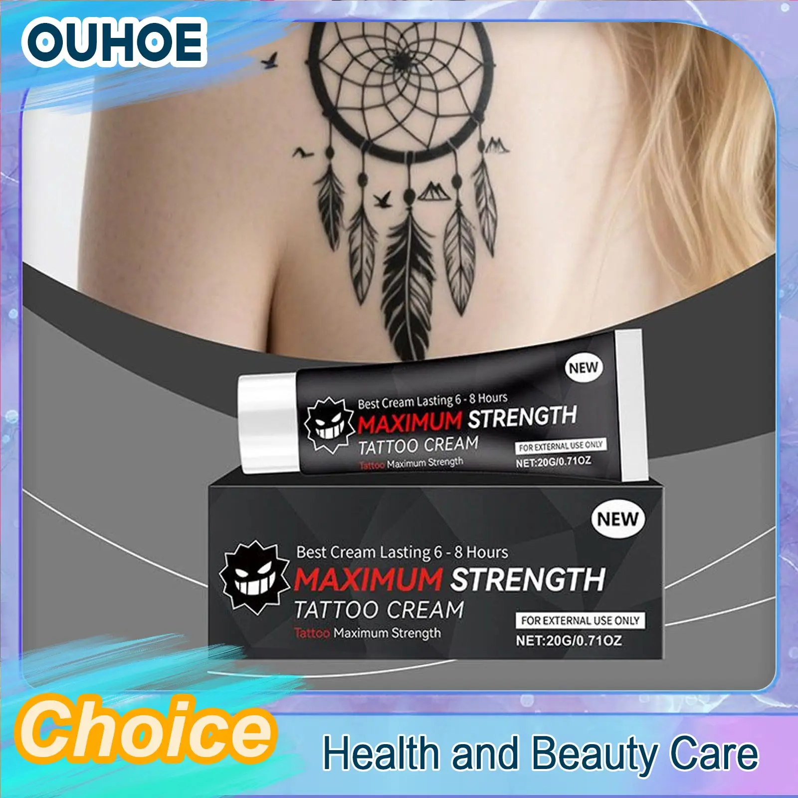 

Tattoo Soothing Gel Mildly Cleansing Deeply Moisturizing Body Cream Lightening Wrinkle Mark Relief Nourishing Natural Skin Care