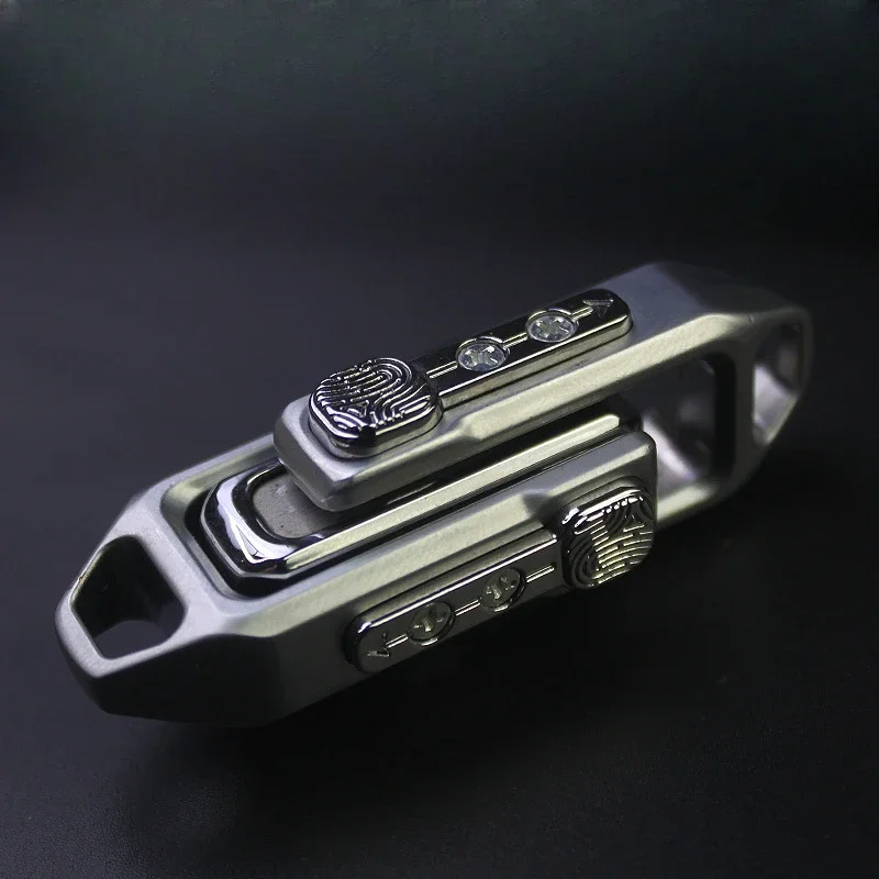 Magnetic Push Card Pushing eggs Clicker Plate Mechanical Slider Haptic Coin Relieve Stress Reducing Toys Antistresse Metal Alloy