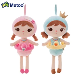 New Metoo Jibao Doll in Swimming Ring Unicorn Duck Flamingo Alpaca Plush Animals toys for Girls Kids Birthday Christmas Gifts