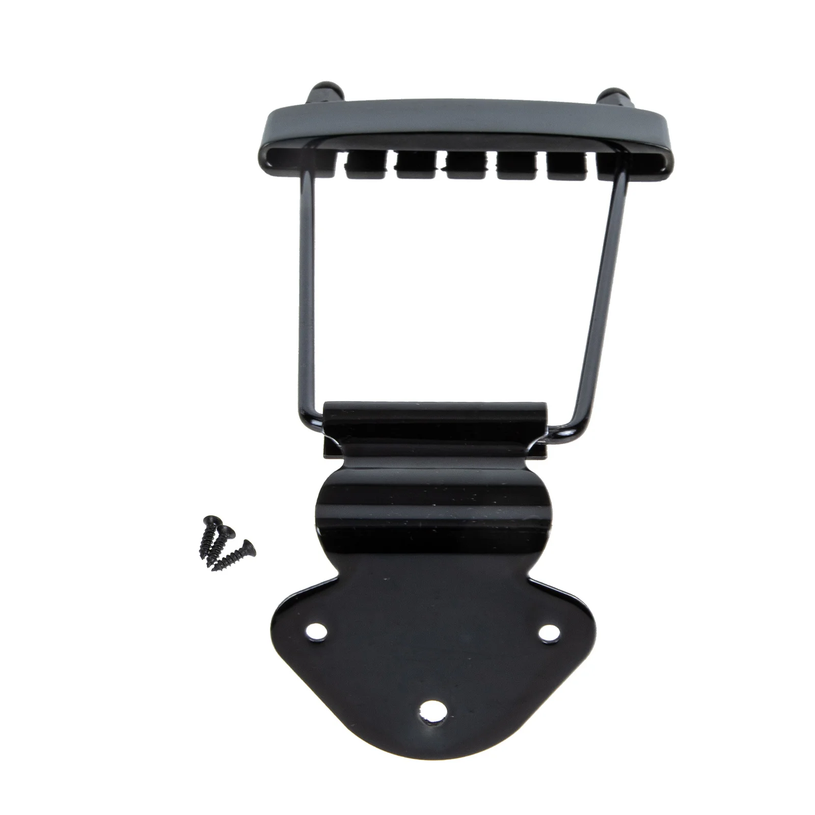 

1Set Sturdy Guitar Pull String Board Portable Easy Install Guitar Accessories Saddle Bridge System Tremolo Bridge