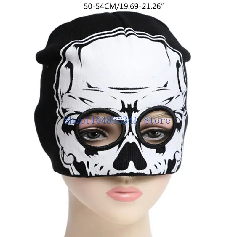 5asd مخيف الغريبة قبعة هالوين حزب عطلة قبعة الأولاد الرجال الشتاء قبعات منسوجة #6