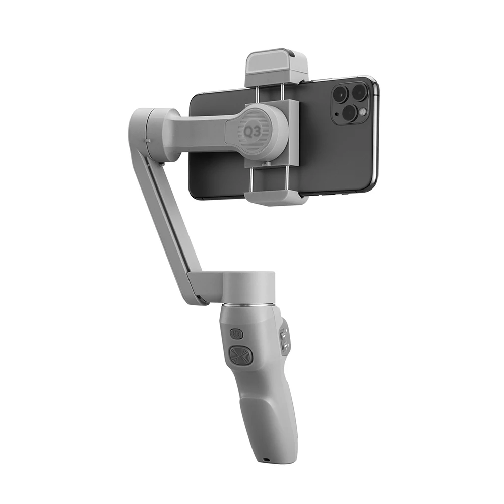 【Do Brasil】ZHIYUN Smooth Q3 Gimbal Smartphone 3-Axis Phone Gimbals Portable Stabilizer for iPhone 14 pro max/Xiaomi/Huawei