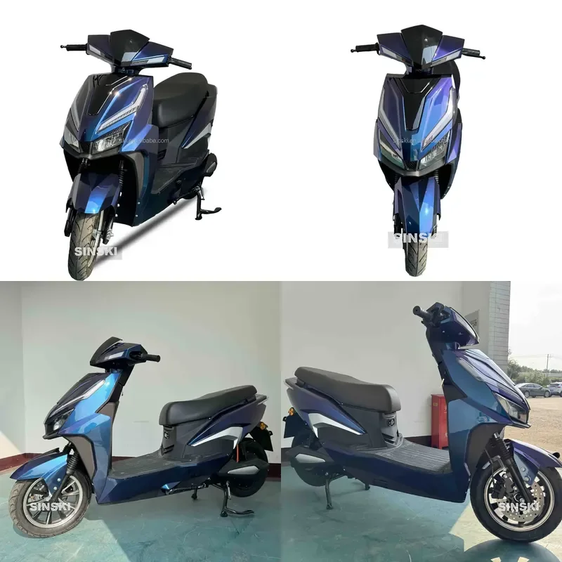New 3000W Electric Motorcycle Scooter Adult Powerful 72V Dual Motor E Bike Long Range City Ride