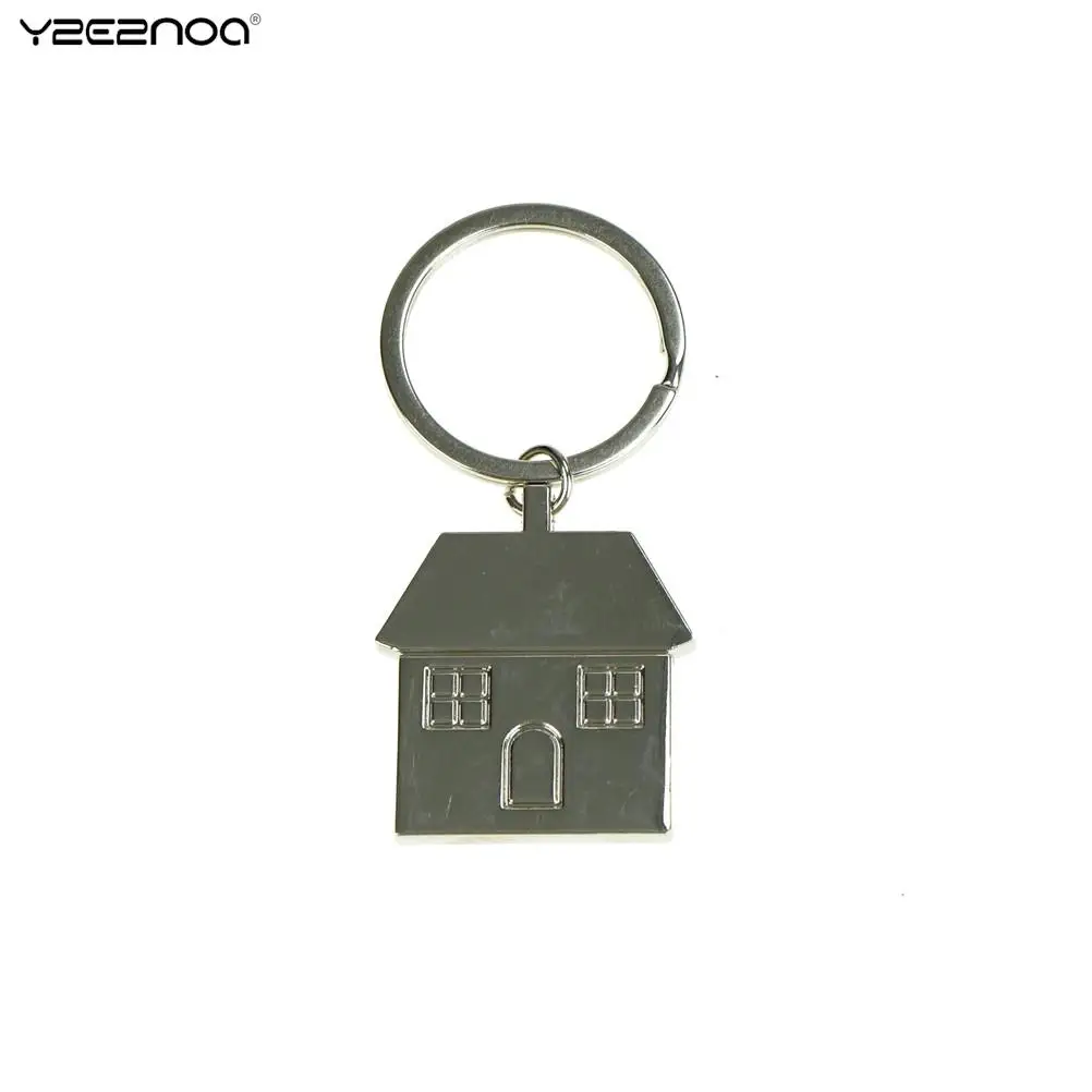 New Novelty Souvenir Creative Gifts House Keychain Key Ring Trinket Car Key Ring Arrival Metal House Key Chain