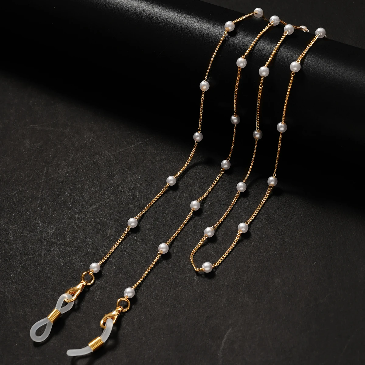 Sonnenbrillen-Abdeckketten für Frauen, Acryl, Perle, Kristall, Brillenketten, Lanyard, Glas, 2022, neuer Modeschmuck im Großhandel – Detail 5