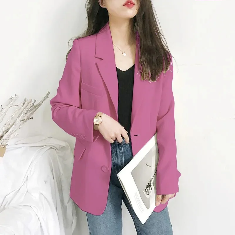 Mode Anzug Jacke frauen 2025, Frühling Herbst Neue Blazer Mantel Joker Koreanische jacken Kurze Outwear Weibliche Casual Einfache overwear