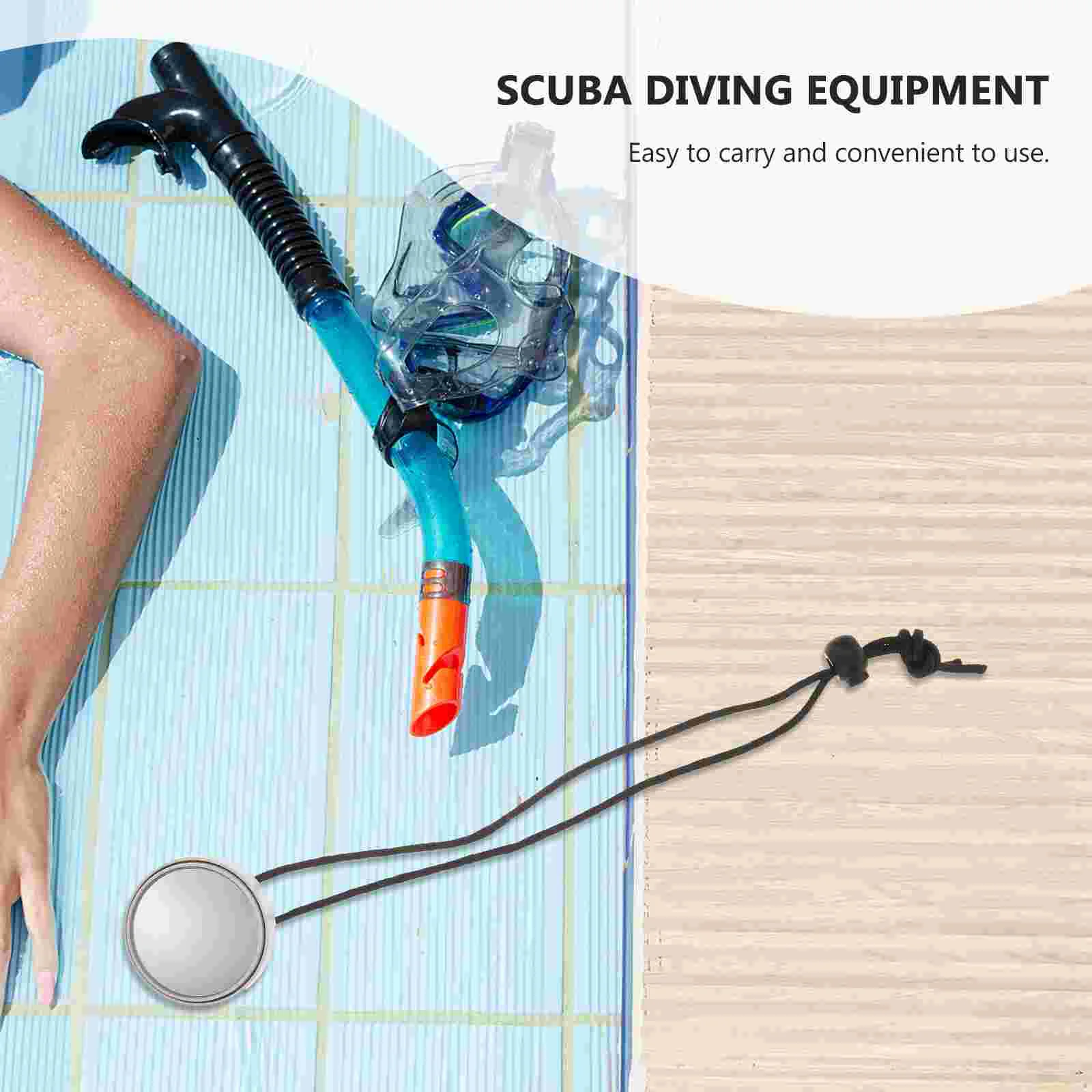 Espejo de buceo ajustable espejos retrovisores subacuáticos máscara de snorkel de plástico retrovisor para adultos